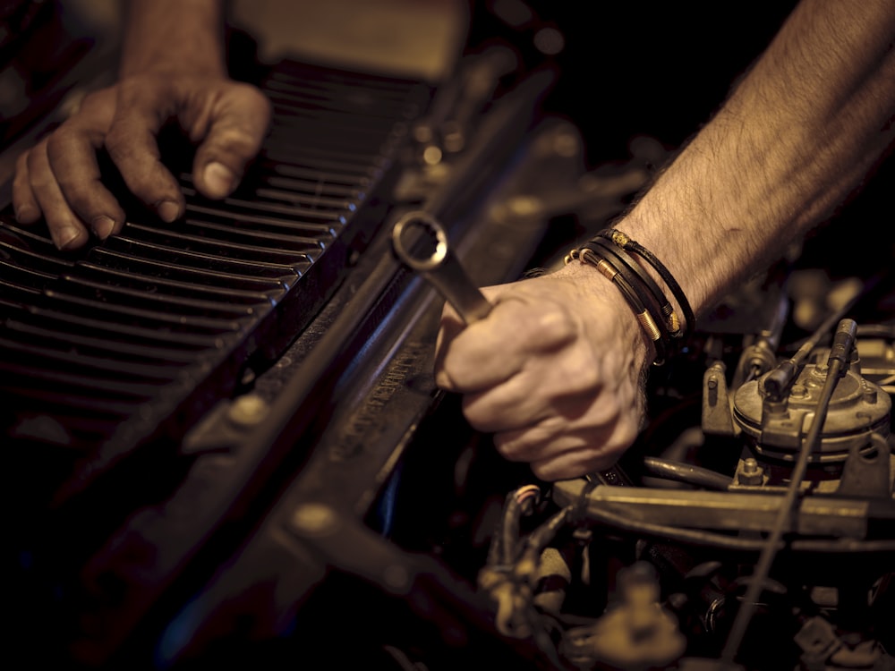 Apex RV Repair technician working on an RV in Daytona Beach